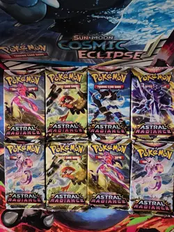 Pokemon Astral Radiance Lot of 8 Booster Packs New & Sealed - Image 1