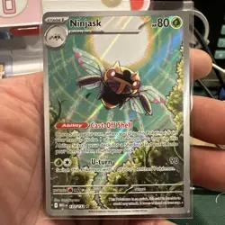 Pokemon TCG Ninjask 137/132 Mega Evolution Illustration Rare - Image 1