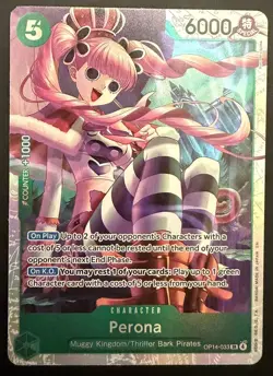 One Piece TCG - The Azure Sea's Seven - Perona OP14-033 SR - Image 1