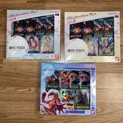One Piece TCG: Illustration Box Volume 1-3 SEALED - Image 1