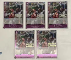 2024 One Piece Zoro-Juurou (5x) Judge Pack Vol. 3 English Gold Stamp Promo 067 - Image 1