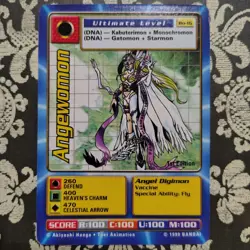 Angewomon BO-16 1st Edition Digimon Card 2000 Bandai Series 1 NM Digi-Battle - Image 1
