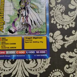 Angewomon BO-16 1st Edition Digimon Card 2000 Bandai Series 1 NM Digi-Battle - Image 3