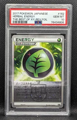 Pokemon Best of XY Herbal Energy Reverse Foil 162/131 Card - GEM MINT PSA 10 - Image 1