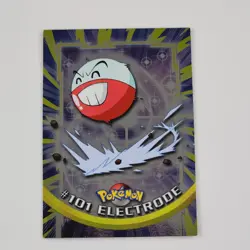 Electrode 1999 Pokemon Topps #101 TV Animation Edition Holo Foil Series 1 Card - Image 1