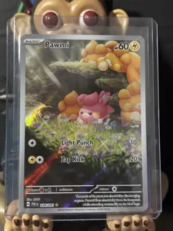 Pokemon TCG Pawmi Sir 226/091 Paldean Fates Illustration Rare Card - Image 1