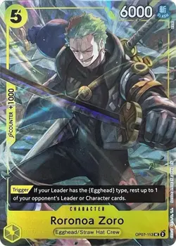 Roronoa Zoro (Illustration Box Vol.3) UC One Piece Promotion Cards OP07-113 NM - Image 1