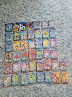 Topps Pokemon Black Label Lot of 44 NON FOIL no duplicate cards Series 1 - Image 1