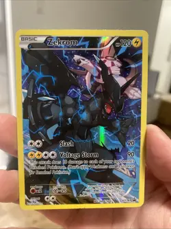 Zekrom XY76 Black Star Promo - Full Art - Pokemon Card XY 2015 LP - Image 1