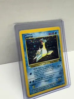 Pokemon TCG Lapras Fossil Holo Unlimited Rare Card 10/62 - Image 5