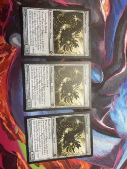 Magic: The Gathering Wurmcoil Engine x3 Artifact Creature Cards - Image 1
