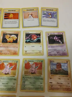 Base Set Shadowless Pokemon Card Lot Of 29 - HP - Image 5