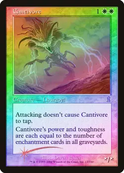 Cantivore FOIL Odyssey NM White Rare MAGIC THE GATHERING MTG CARD ABUGames - Image 1