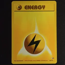 Lightning Energy 130/132 - Gym Heroes - Common - Pokemon Card TCG - NM - Image 1