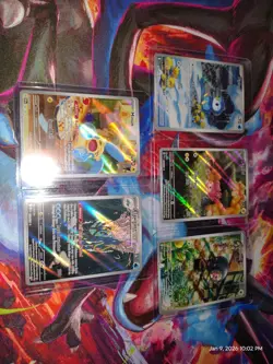 Pokemon 5 Card Lot Illustration Rare, Minun, Piplup, Lechonk, Pawmi, Clawitzer!! - Image 1