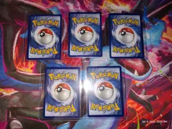 Pokemon 5 Card Lot Illustration Rare, Minun, Piplup, Lechonk, Pawmi, Clawitzer!! - Image 2