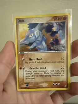 Onix 69/109 EX Team Rocket Returns Reverse Holo Stamped Pokemon TCG Card LP - Image 1
