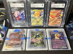 Pokemon TCG Mimikyu v Holo Ultra Rare 9 Card Lot, 3 Graded Slabs, 6 Singles - Image 3
