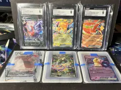 Pokemon TCG Mimikyu v Holo Ultra Rare 9 Card Lot, 3 Graded Slabs, 6 Singles - Image 4
