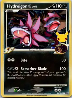 Hydreigon C lv.61 SWSH: Sword & Shield Promo Cards SWSH138 NM - Image 1