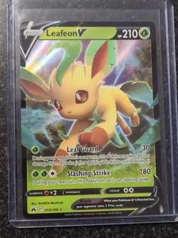 Leafeon V 013/159 Crown Zenith Pokemon TCG Card - Image 1