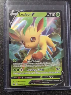 Leafeon V 013/159 Crown Zenith Pokemon TCG Card - Image 2