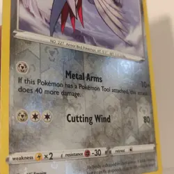 Skarmory Holo Pokemon Trading Card Darkness Ablaze 120/189 NM Near Mint Common - Image 2