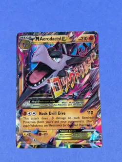 M Aerodactyl EX - XY98 - Ultra Rare Holo XY Promos - Pokemon Card - DMG - Image 1