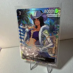 Ms. All Sunday OP14-084 Alt Art Super Rare One Piece Card English NM - Image 2
