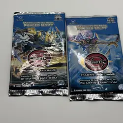 Chaotic FORGED UNITY 1st Edition - Factory Sealed 9 Card Booster Pack x2 Lot - Image 1