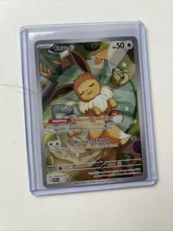 Pokemon TCG Eevee Prismatic Evolutions Black Star Promo Card ETB #173 - Image 1