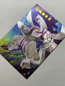 Palkia Diety Pokemon Foil Holo Card Anime Rare Full Alt Art 484 Arcade Pokedex - Image 3