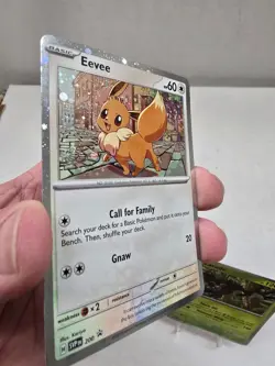 Eevee SVP 200 Black Star Promo Destined Rivals Pokemon Card NM + Zarude SVP 199 - Image 3