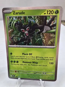 Eevee SVP 200 Black Star Promo Destined Rivals Pokemon Card NM + Zarude SVP 199 - Image 5