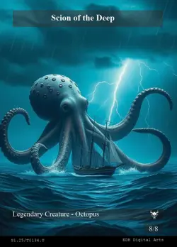 Angelo / Scion of the Deep Token EDH Digital Arts Tokens MTG Magic The Gathering - Image 3