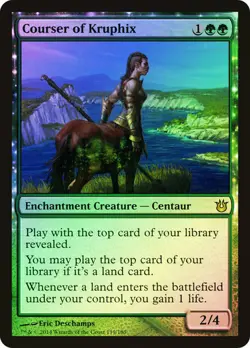 Magic The Gathering MTG COURSER OF KRUPHIX FOIL Born of the Gods NM Near Mint - Image 1