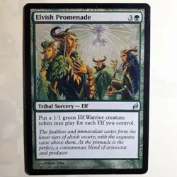1x ELVISH PROMENADE - ELF - Commander/Lorwyn - MTG - Magic the Gathering - Image 2