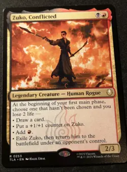 Zuko, Conflicted - TLA - MTG - EN - NM - 0253 - Image 1