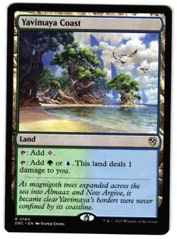 Yavimaya Coast 184 - NM - Commander: Aetherdrift R - Image 1