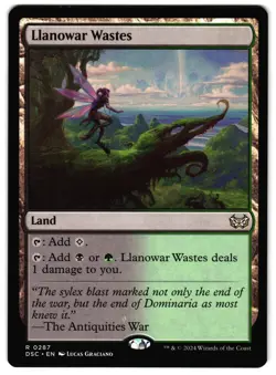 Llanowar Wastes 287 - NM - Commander: Duskmourn: House of Horror R - Image 1