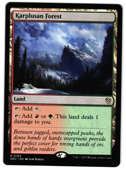 Karplusan Forest 163 - NM - Commander: Aetherdrift R - Image 1