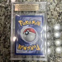 1999 Pokemon Base Set Charmander #42 1st Edition Shadowless BGS 9.5 thick stamp - Image 4