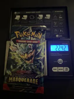 (VERY HEAVY) 22.42g Pokemon TCG Twilight Masquerade Booster Pack (SEALED)✅ - Image 1
