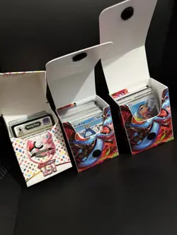 HUGE POKEMON SALE LOT Entire Box Etb Bulk Stickers Mini Binders Ect - Image 2