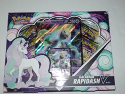 Sword & Shield Pokemon TCG Galarian Rapidash V Box - Factory Sealed - Image 1