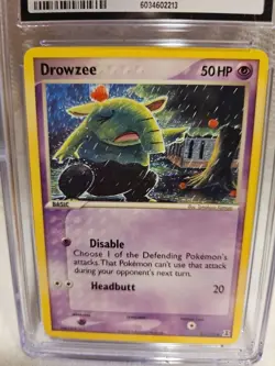 Drowzee Pokemon (2005) EX Delta Species- #67- CGC GEM MINT 10 - Image 2