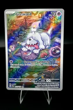 Greavard 214/198 SV01: Scarlet & Violet Base Set Illustration Rare Pokemon TCG - Image 1