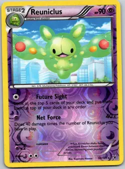 Pokemon Reuniclus 52/101 Rare Reverse Holo Black & White 3: Noble Victories - Image 1