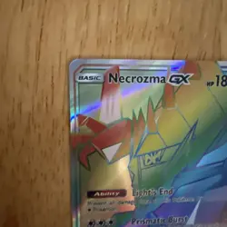 Pokemon TCG Necrozma GX Burning Shadows 153/147 Holo Secret Rainbow Rare - Image 3