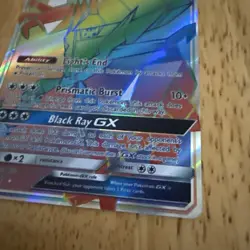 Pokemon TCG Necrozma GX Burning Shadows 153/147 Holo Secret Rainbow Rare - Image 5